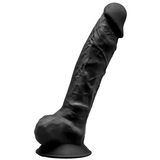 Gode Ventouse Testicules Noir XL